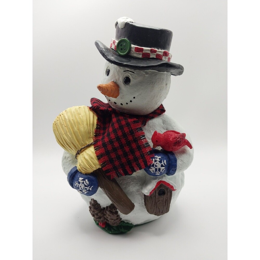 Kurt S. Adler Animated Musical Snowman Frosty the Snowman Tune 9 Inch 1990s VTG